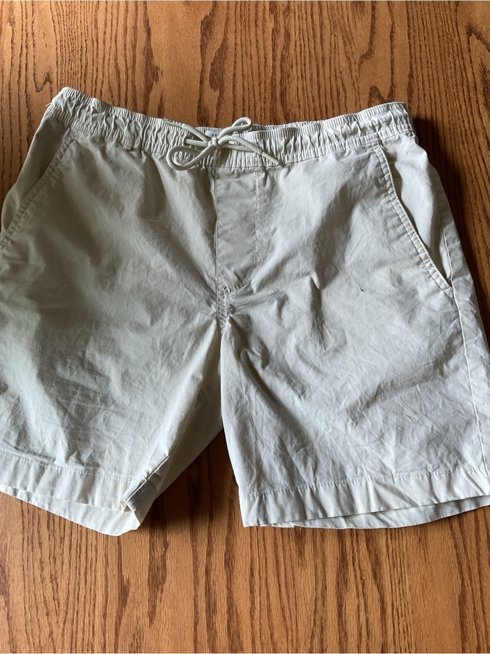 Denim & Flower Beige Drawstring Casual Shorts size 32